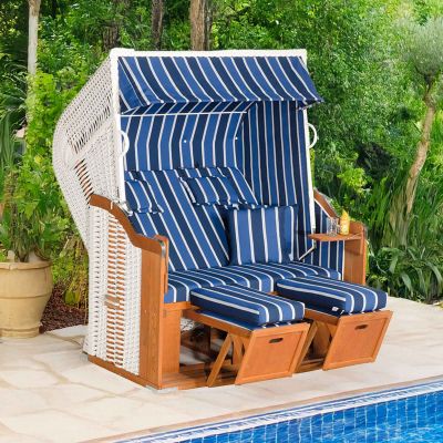 NordicWave Premium Bahçe Şezlongu