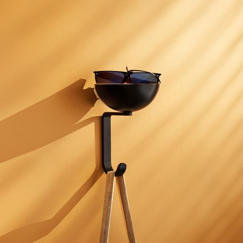 The Case Anahtarlıklı Metal Askılık Siyah